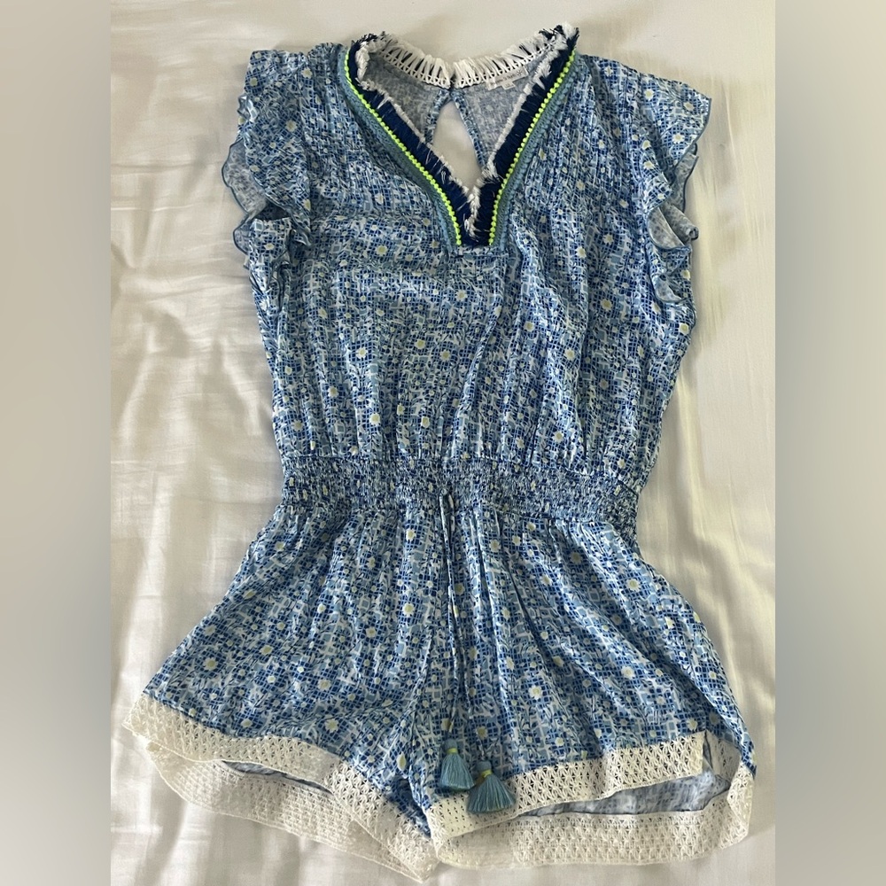 Poupette St. Barth Floral Kids Romper